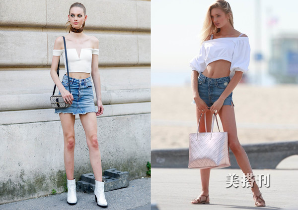 牛仔裤|时髦性感的top装遇上硬朗牛仔装,你就是街头最靓的妞,潇洒不羁