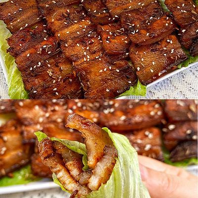 孜然|免烤箱秘制蒜香孜然烤五花肉