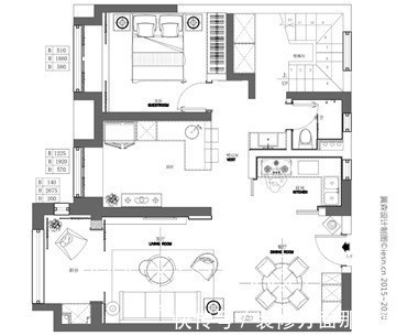 改造|190 ㎡底跃复式改造,现代风五居室简直是绝美