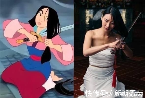 COS|迪士尼公主真人COS,艾玛的贝儿神还原,散开头发的艾莎最罕见