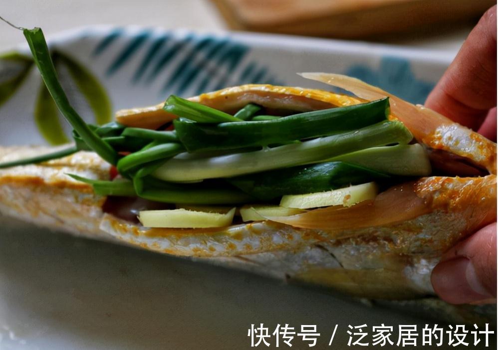 美味|大黄鱼送进烤箱很美味,外酥里嫩,家人都爱吃
