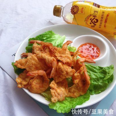 年菜-黄金炸虾片，金黄酥脆