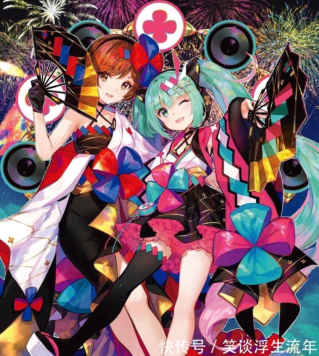 幻想世界#充满幻想世界的插画,用色绚烂绮丽,光影特效很赞