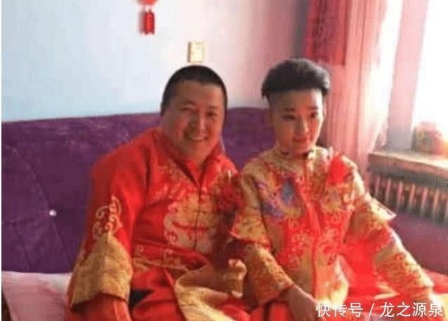 新郎|“最帅新娘”爆红网络,看到新娘头顶后,新娘比新郎还帅