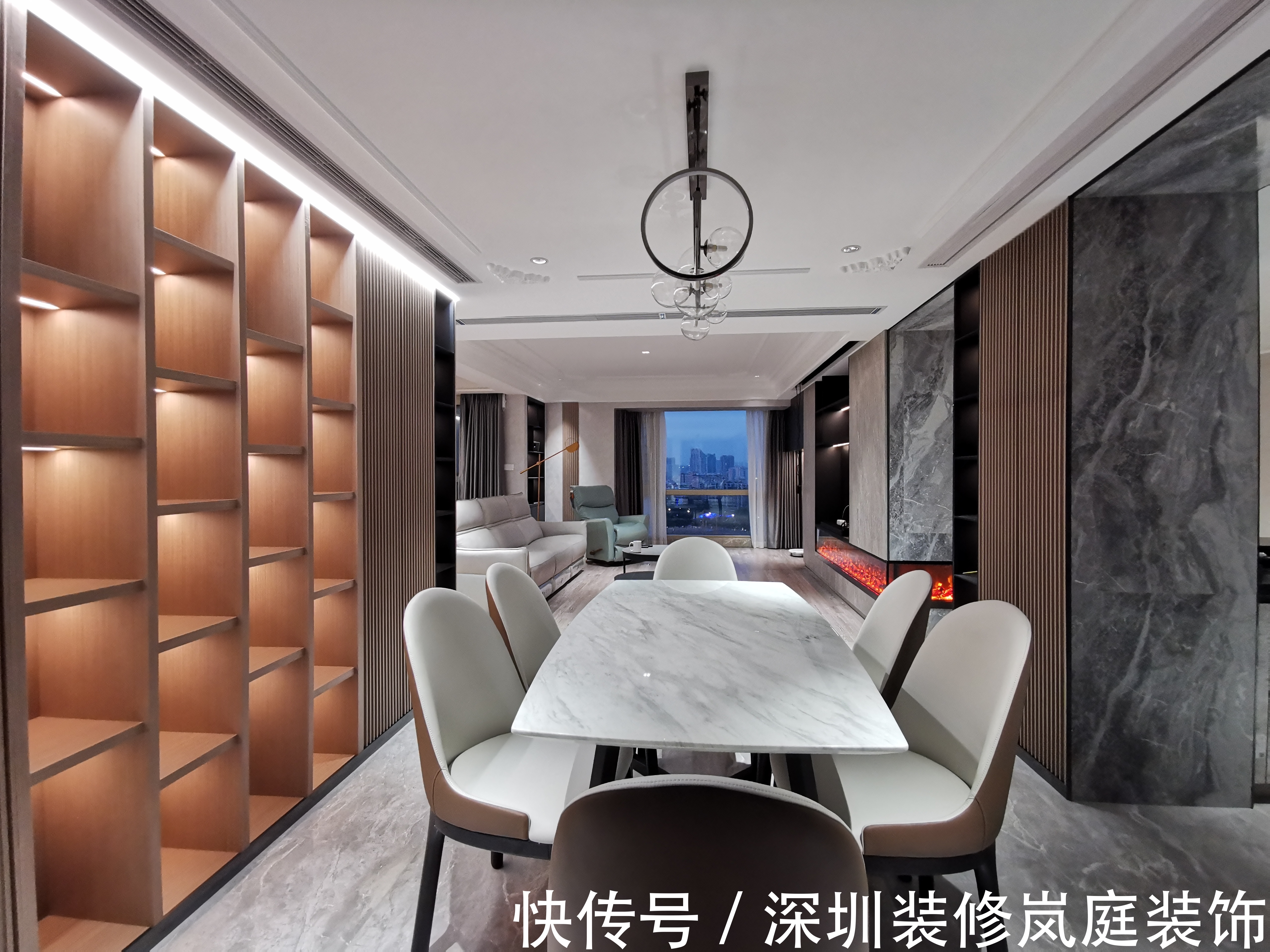 美式|深圳装修:金宏凯旋城花园170㎡美式,四居就是优雅和大气!