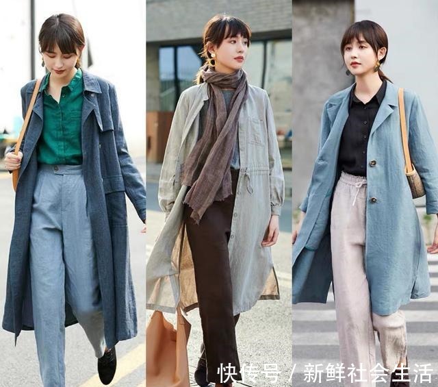 针织衫 秋冬季轻熟风穿搭示范,休闲中带点文艺范,适合20岁女生穿着!