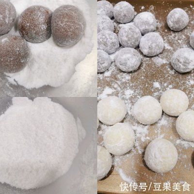 低筋面粉|学会在家做一口雪球，再也不用出门买了