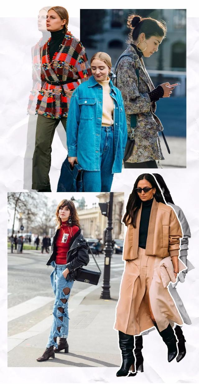 今年终于不流行露脖子了!“烟管领+大衣”才是真洋气!