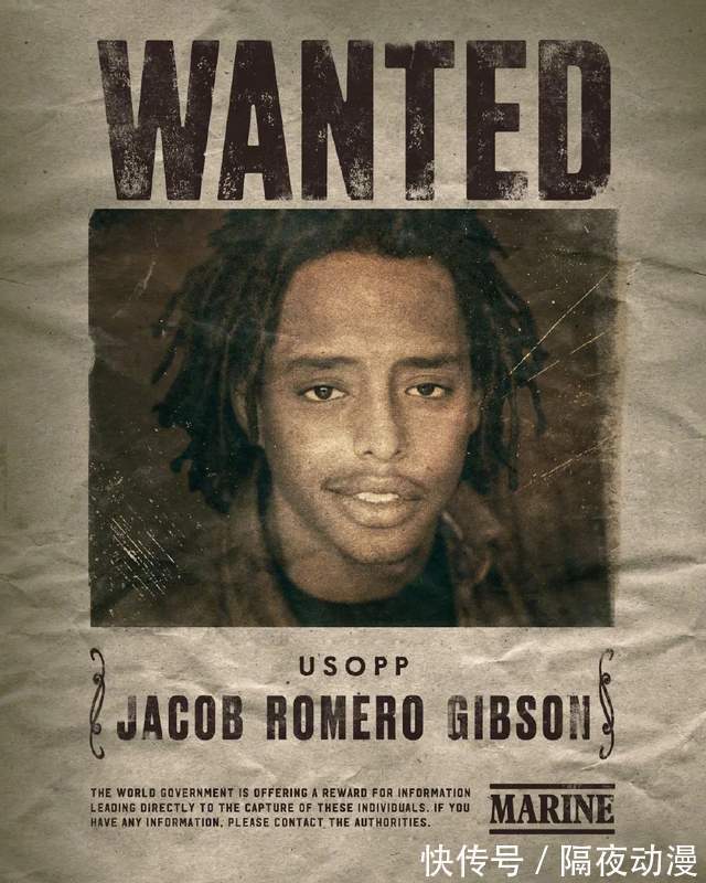 乌索普|《海贼王》真人选角公布!乌索普由黑人出演,路飞形似电瓶车之王