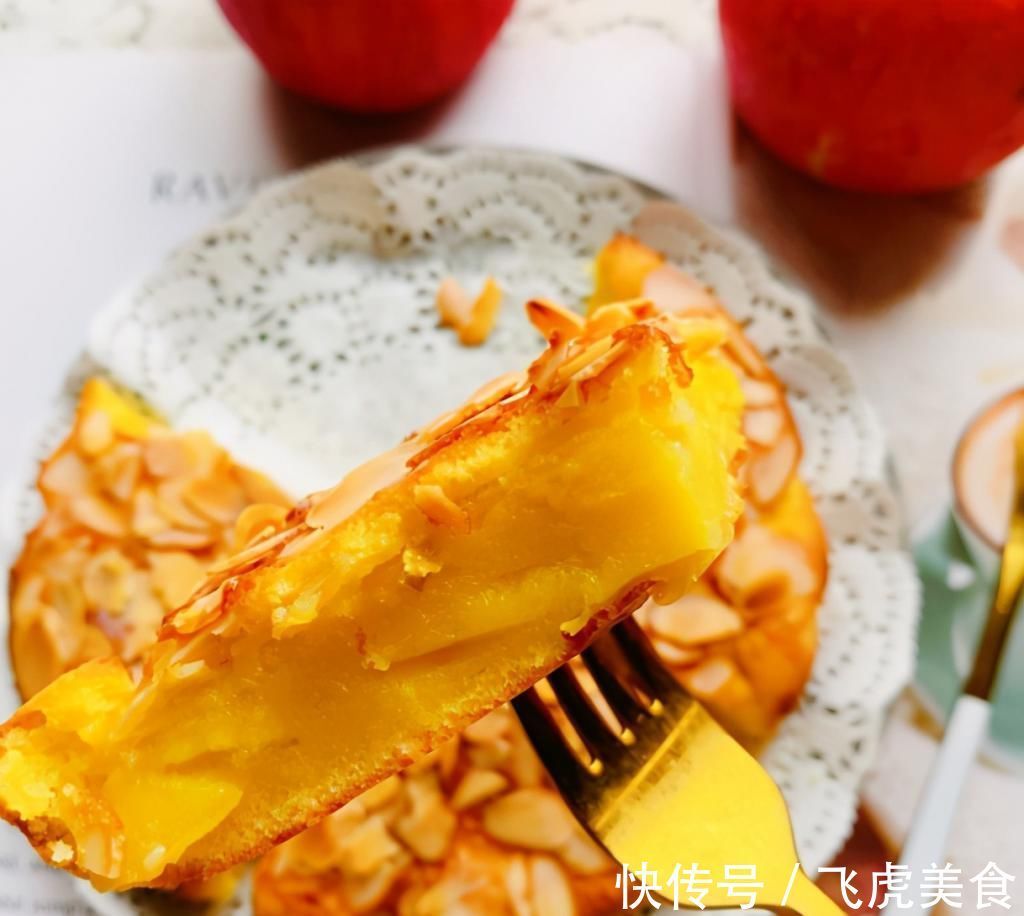 苹果|网红苹果千层蛋糕，奶香浓郁，不用打发就能搞定