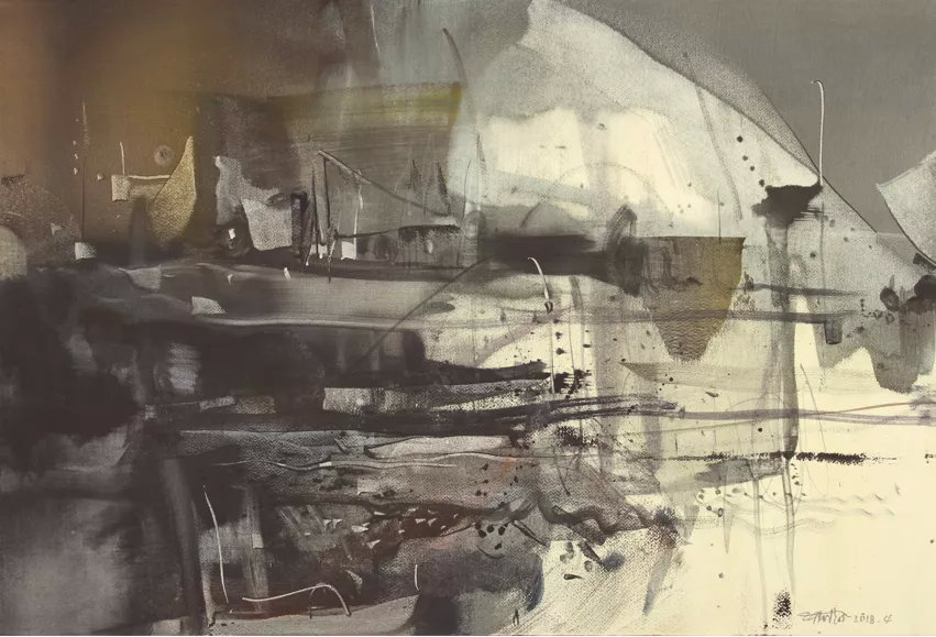 薄暮#[第七届庐山水彩节邀请嘉宾]姚波艺术作品展