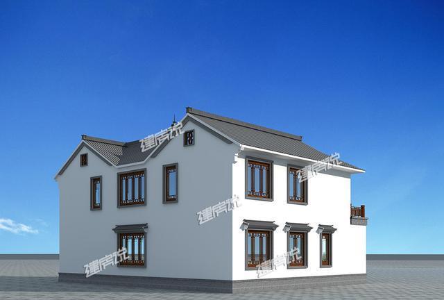 别墅|湖南老板退休,花35万在乡下建了栋四合院别墅,村里人都说太值了