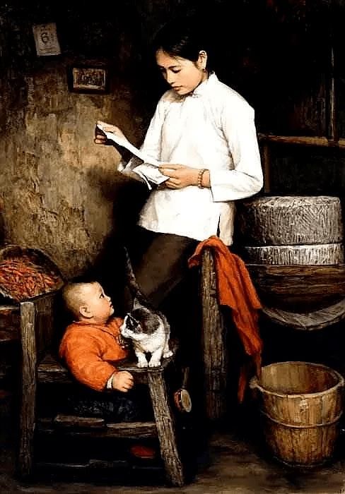 记忆|绝对硬实力,火遍全球的油画作品,承载了一代人的深刻记忆,张张感人至深~