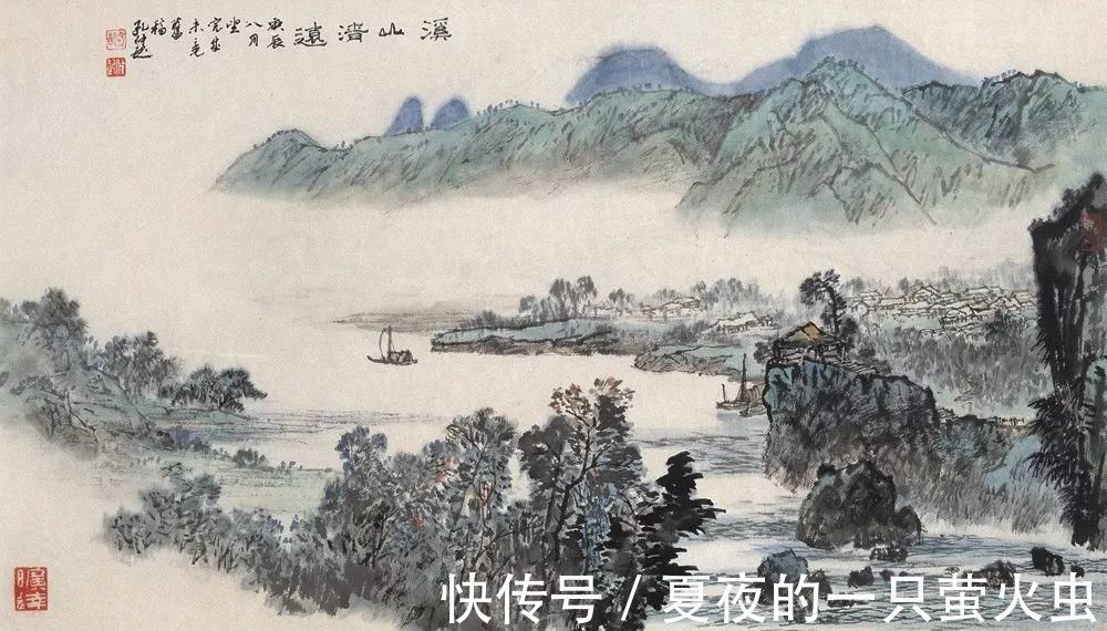 浙江潮|胸有万水千山，自然云生水起——孔仲起山水画欣赏