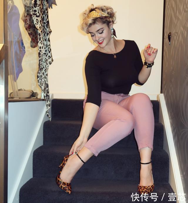 卡戴珊|150斤美国姑娘,视卡戴珊为偶像,肉肉紧致臀部夸张,但还挺美的