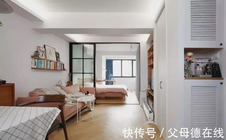 隔板|一个人住的房子不用太大,舒适就好,46㎡靠合理布局圈粉无数!