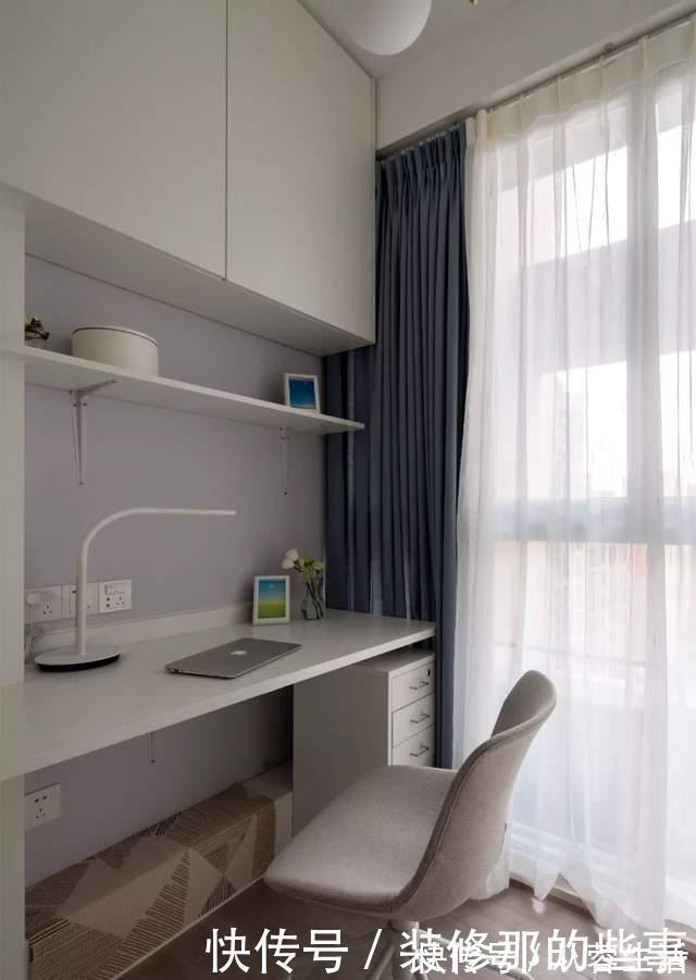 阳台|43平小公寓:客厅投影代替电视,阳台变书房,开放式格局真宽敞!