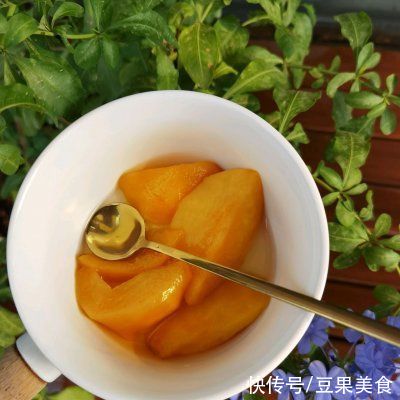 罐头|自制黄桃罐头，夏日清凉桃子香