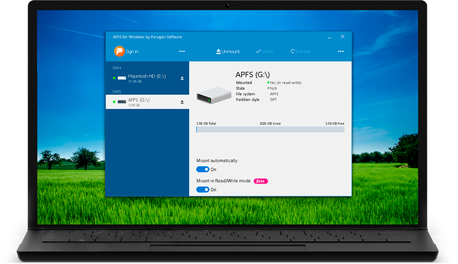 Paragon APFS for Windows V2.1.97 中文特别版-423下载站
