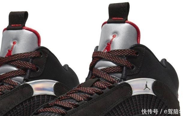 配色|经典银色鞋舌来了!黑红 Air Jordan 35 首度亮相