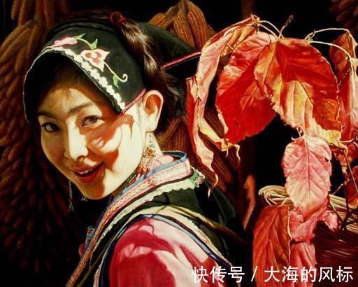 阳光下@国内人体油画中最性感最有争议的人体模特