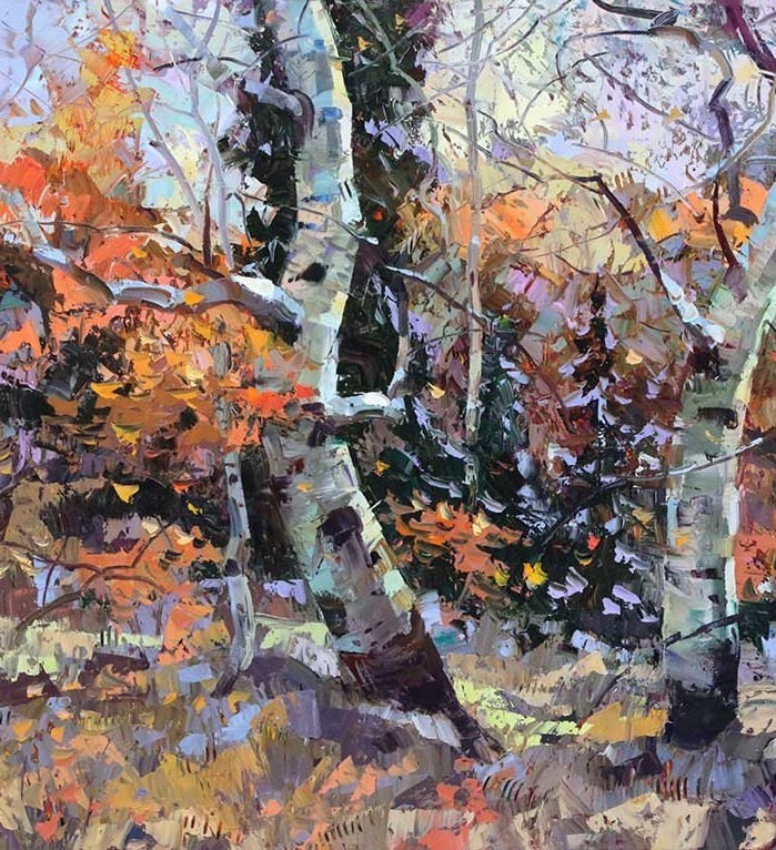 robert|这组小色块油画,色彩生动,美得令人目不暇接