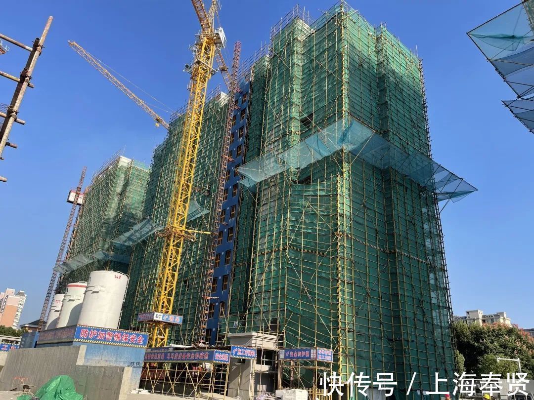 封顶|这个街道第一个动迁安置基地结构封顶啦!