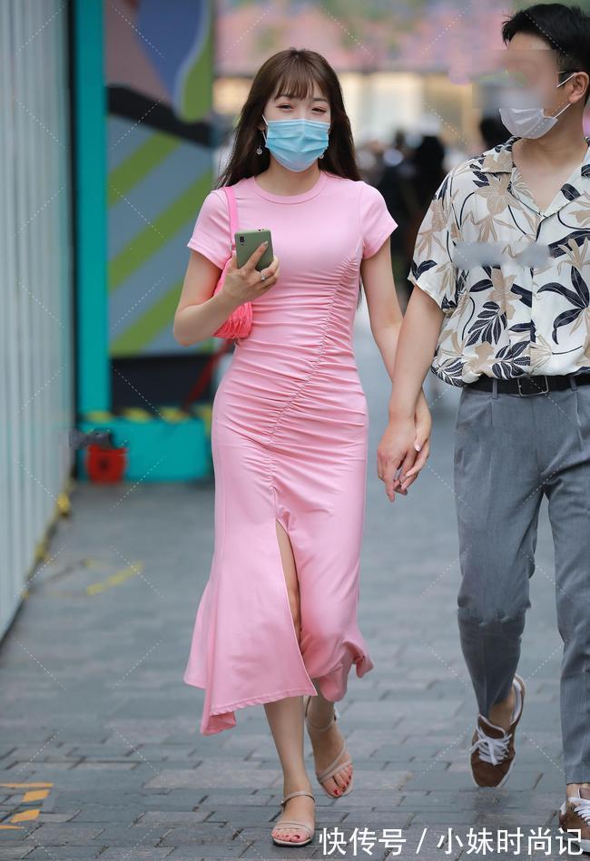 裙摆|高开叉褶皱鱼尾裙,性感妖娆婀娜多姿,多重时尚元素的大杂烩