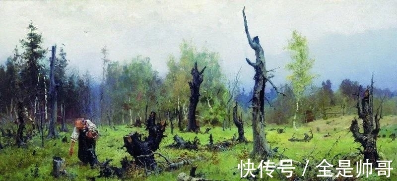 俄罗斯$他是俄罗斯油画大师，唯美风景画，每看完一幅画就像一次美的旅程