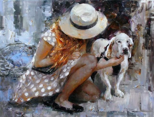 艺术学院!奔放的心:俄罗斯女画家安捷利卡超凡脱俗、别具一格的油画作品