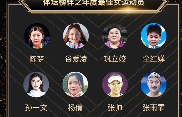 巩立姣|恭喜全红婵!与7大冠军竞争最佳女运动员,红姐当选几率很大