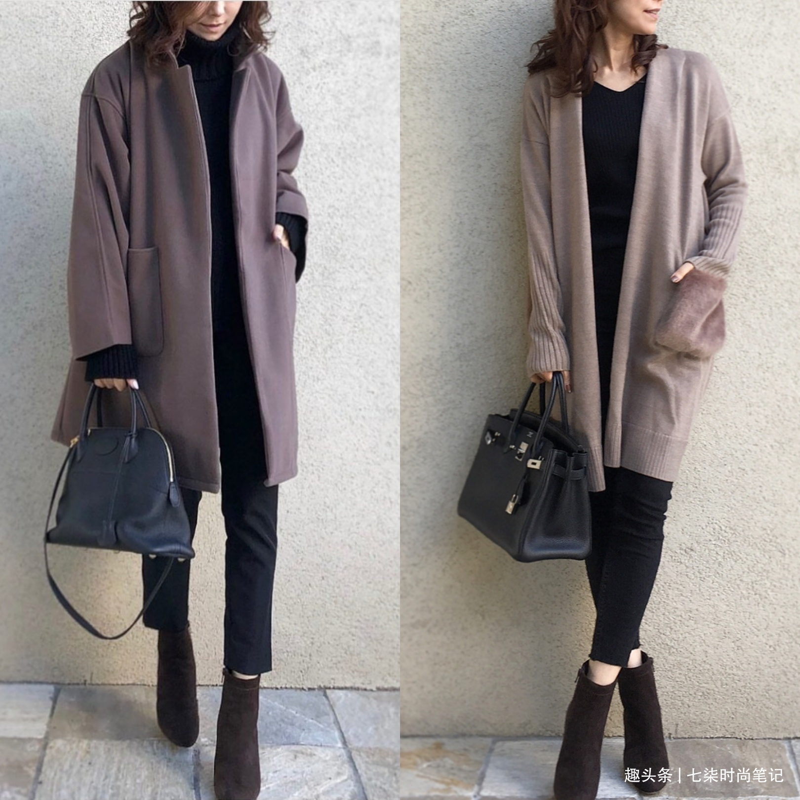 中年女人入秋怎么穿日本博主的穿搭示范,大气优雅值得借鉴