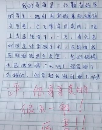 小学生检讨书走红，内含藏头诗，老师识破后气得肚子疼！