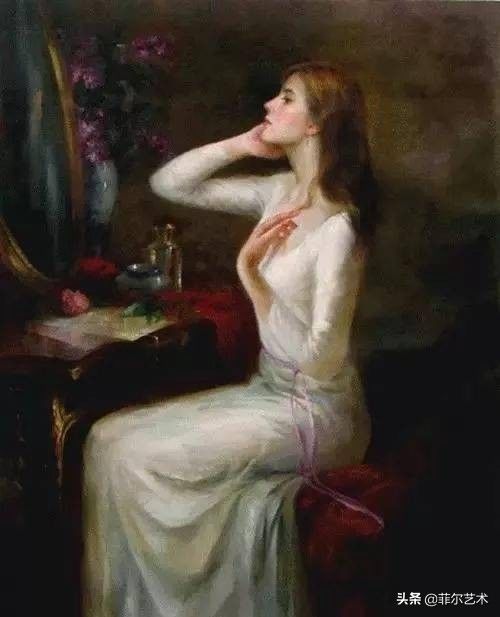 美女|美国华裔画家凯文·雷画的油画中美女！好美