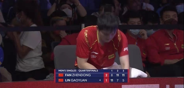 逆转|从0-1到4-1!樊振东逆转林高远,王皓见证,单局送出8-0进攻潮