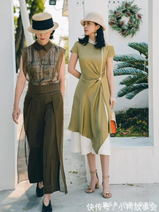 轻奢风 女人过了40岁尽量不要穿T恤配阔腿裤,学三木妈妈这样穿,真气质