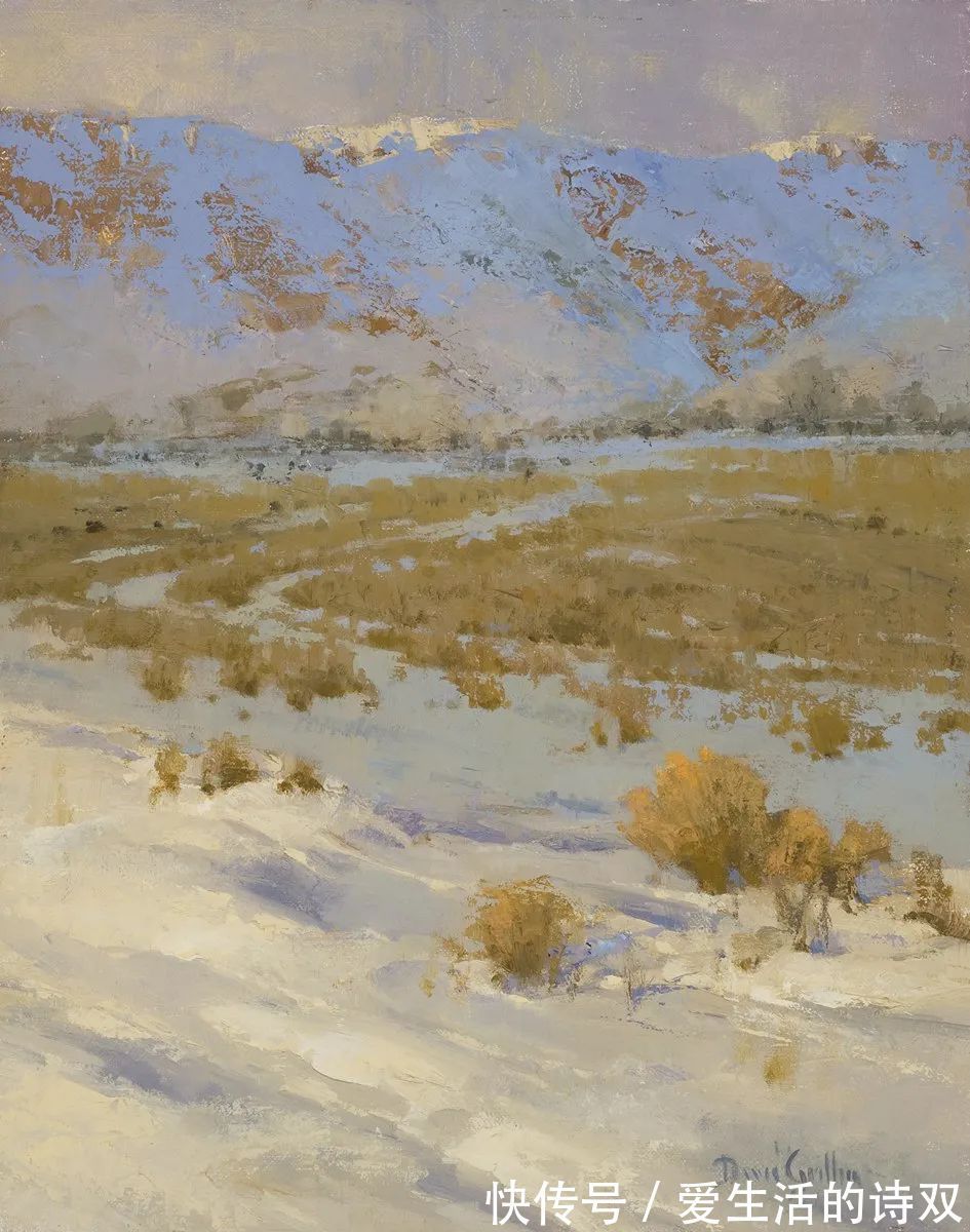 卢伯克$大卫·格里芬的风景油画高清图,放大看,更迷人