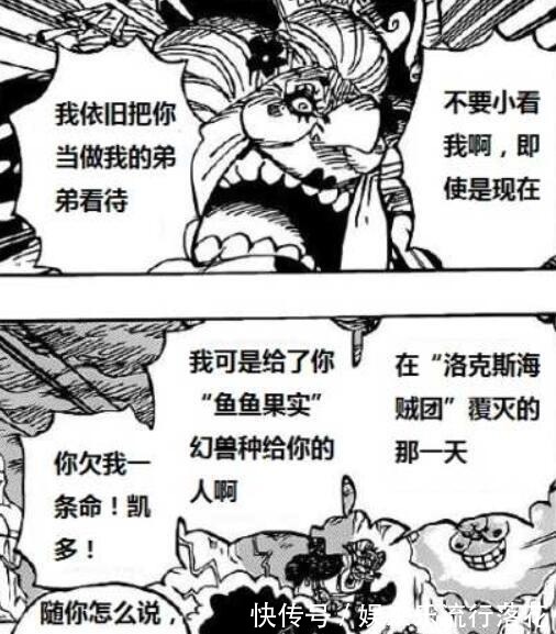 龙龙|海贼王凯多骗了粉丝几百集,龙龙果实是假的,大妈称他弟弟