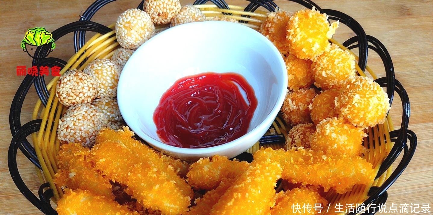 南瓜|半个南瓜，一碗糯米粉，简单一做，比油条简单多了，软糯又香甜