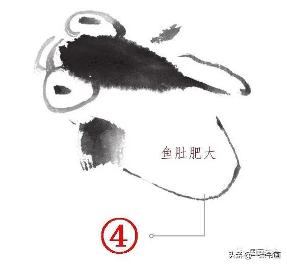 一学就会画荷花金鱼