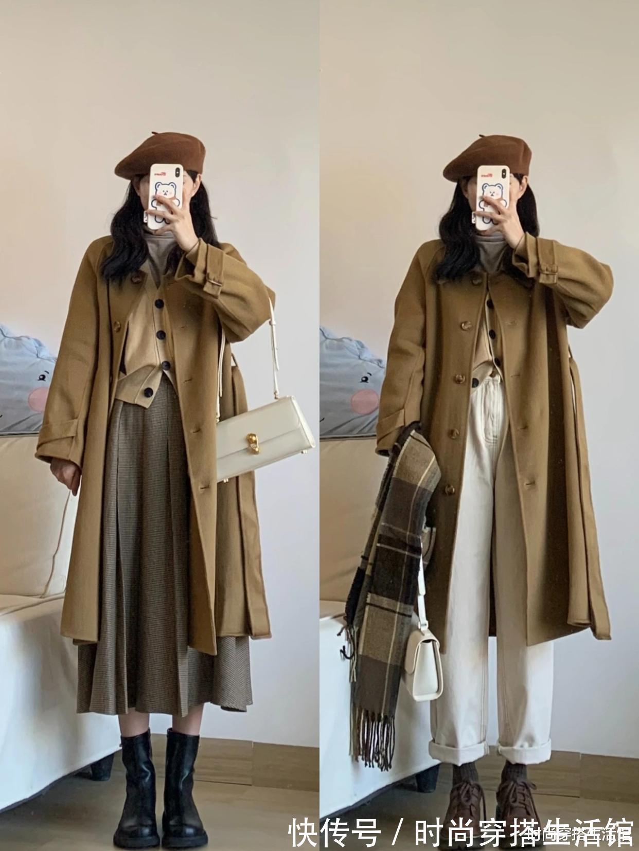 运动裤 今年秋冬就这么穿了!简约高级又气质,不露脖子也照样很美