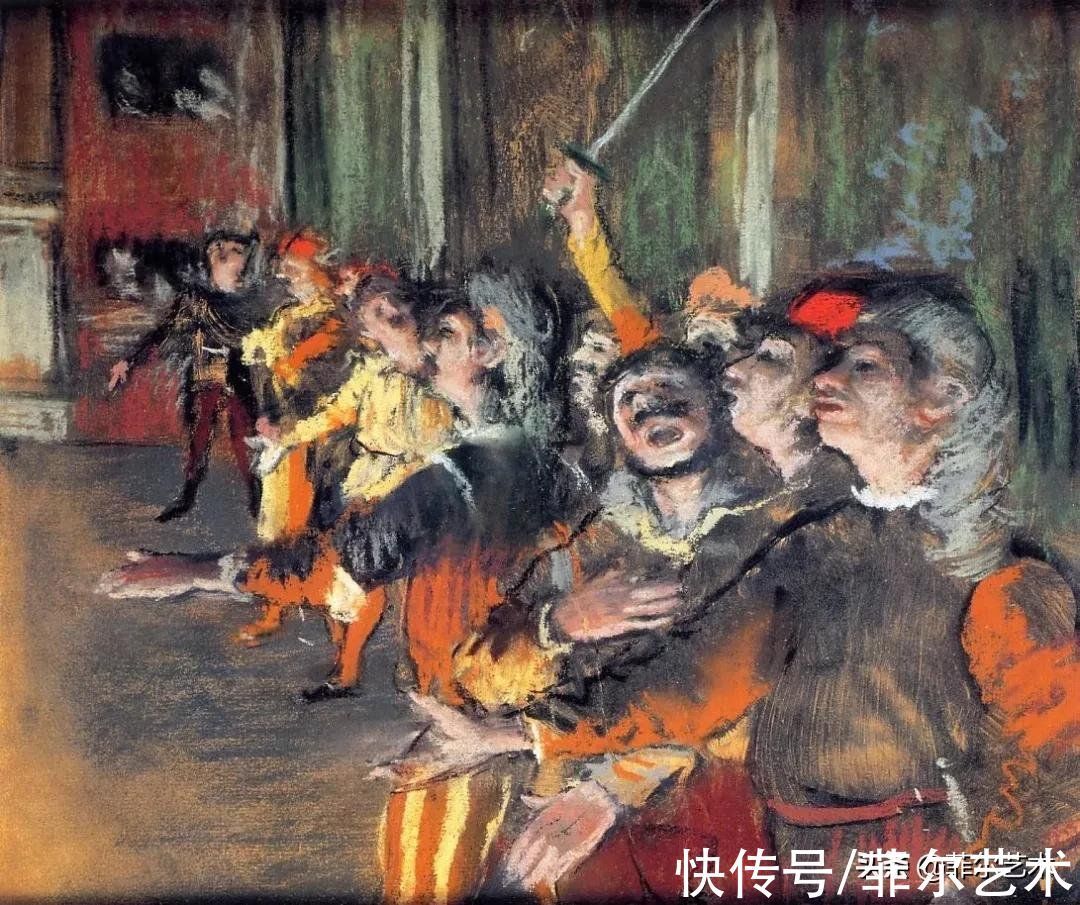 安格尔$法国艺术大师埃德加·德加舞女125幅油画作品,美翻了