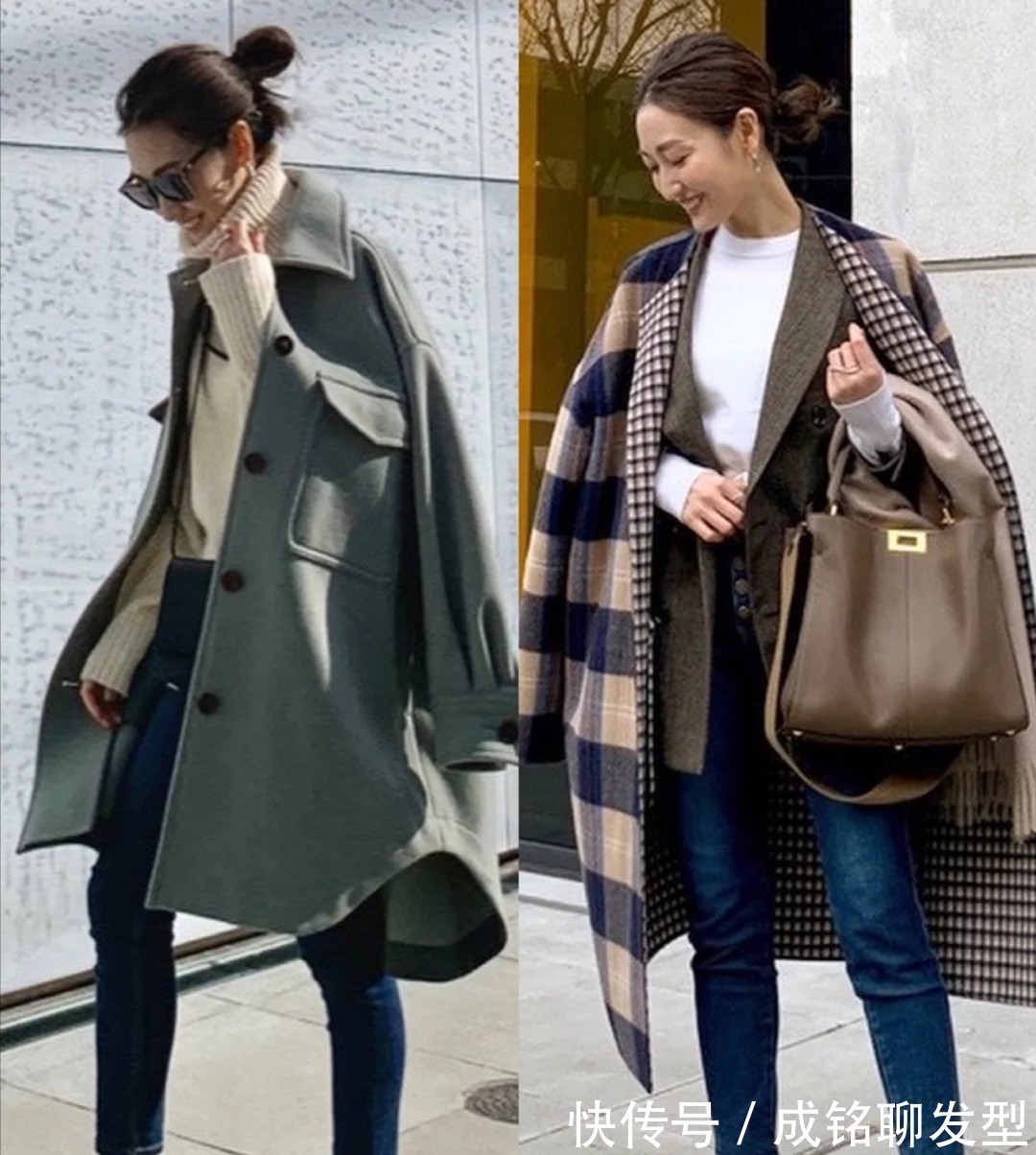 减龄|四五十岁的女人怎么穿时髦减龄?看看这16组穿搭,大气保暖又高级