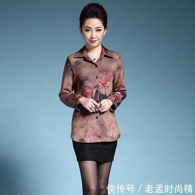 女装|中年女装春秋上衣,彰显你的优雅魅力