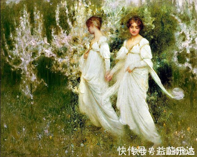 阿瑟哈克!英国前拉斐尔派画家,阿瑟哈克,油画作品欣赏