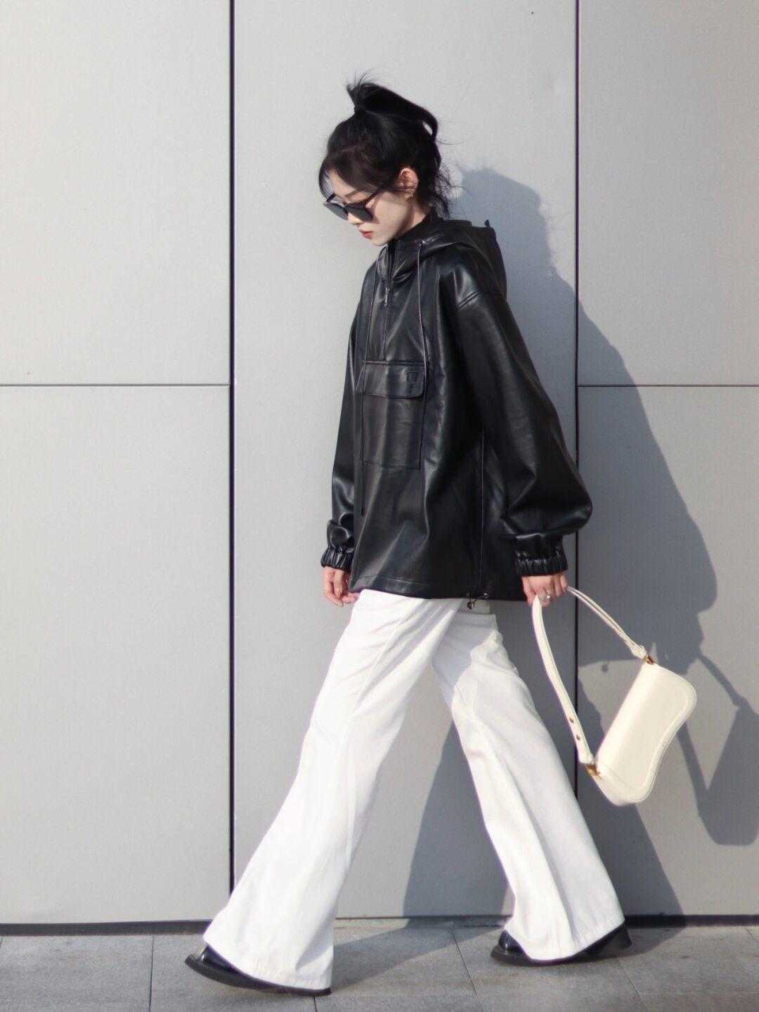 皮衣 冬季穿黑色衣服太枯燥?不妨试试这些搭配方式,帅气酷炫又保暖