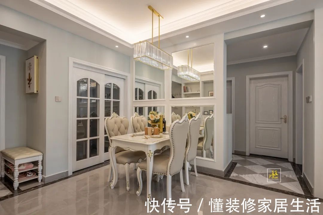 简欧风|93㎡简欧风,轻松舒适的华丽,浪漫精致而高级