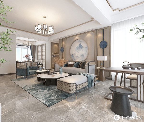 中式风格|长沙夫妻的新家，122㎡现代新中式，去繁就简，打造温馨舒适的氛围