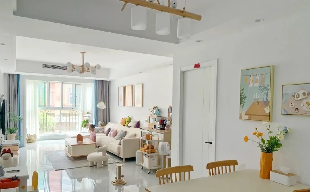 吊顶|78平米小户型,面积不大,却很舒适温馨,满满的烟火气息