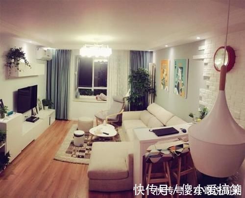 小户型|70平的新房,愣是分出3个卧室,厨房变休闲区,视觉面积大到100平